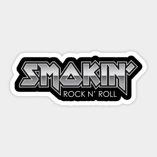 Smokin' Rock & Roll Logo Dark Sticker by Smokin' Rock & Roll